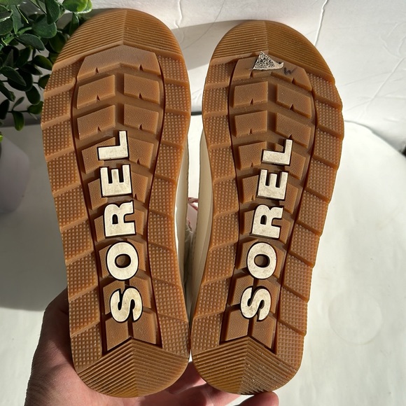 Sorel Whitney II Short Lace Boots-Blanc/Fawn- Sz 7.5 - Picture 8 of 16